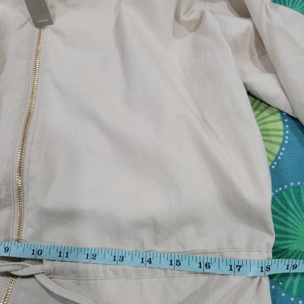 J. Crew Cinched zip-up dress in drapey cotton CA555 NWT Size XXS